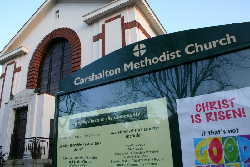 New church noticeboard