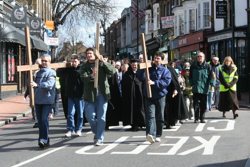 Good Friday parade of witness